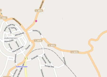 OSM Vorher in OpenStreetMap Mapping-Versuch