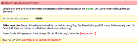 Studivz 1 in Buschfunk und Twitter per SMS (kostenlos) updaten