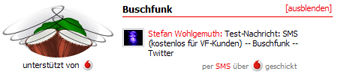 Studivz 5 in Buschfunk und Twitter per SMS (kostenlos) updaten