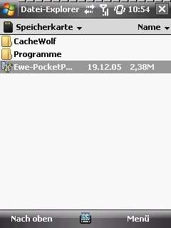 Cw 2 in Installation von CacheWolf